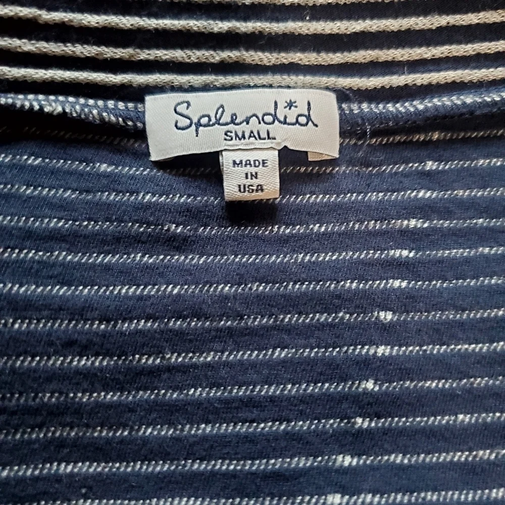 Splendid Blue Striped Dress Size Small